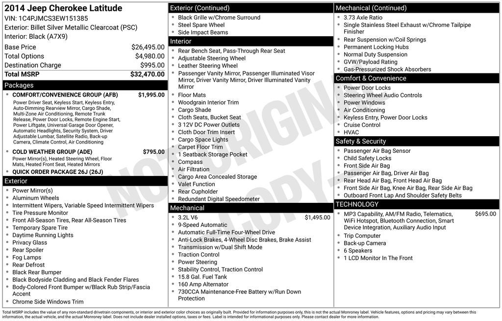 2014 Jeep Cherokee Latitude