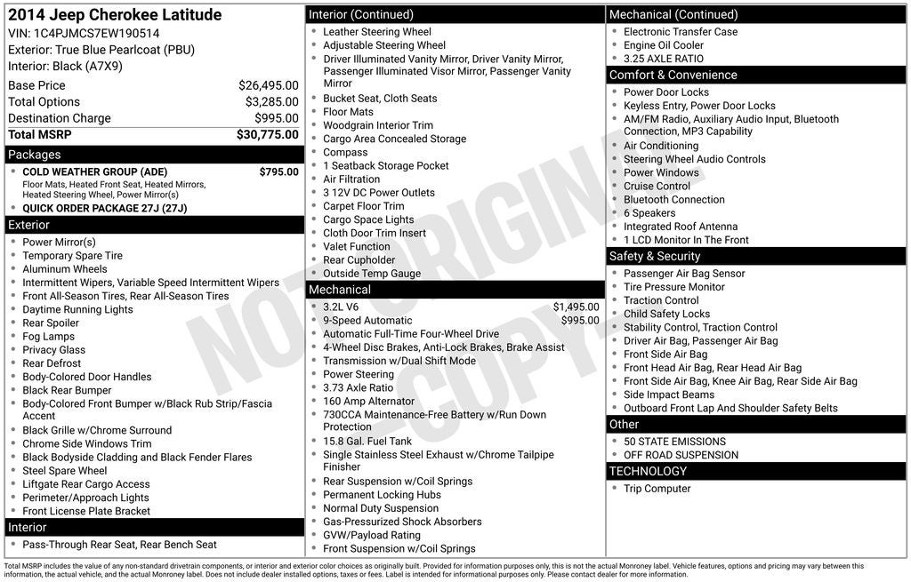 2014 Jeep Cherokee Latitude