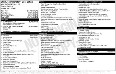 2024 Jeep Wrangler Sahara