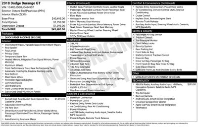 2018 Dodge Durango GT