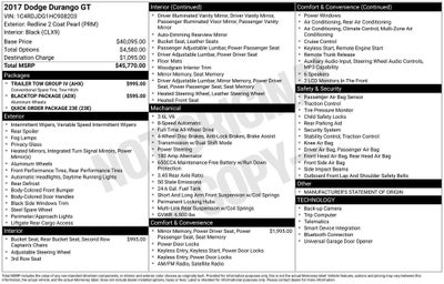 2017 Dodge Durango GT