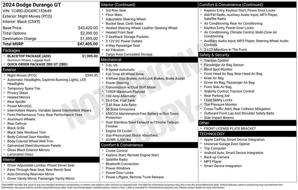 2024 Dodge Durango GT