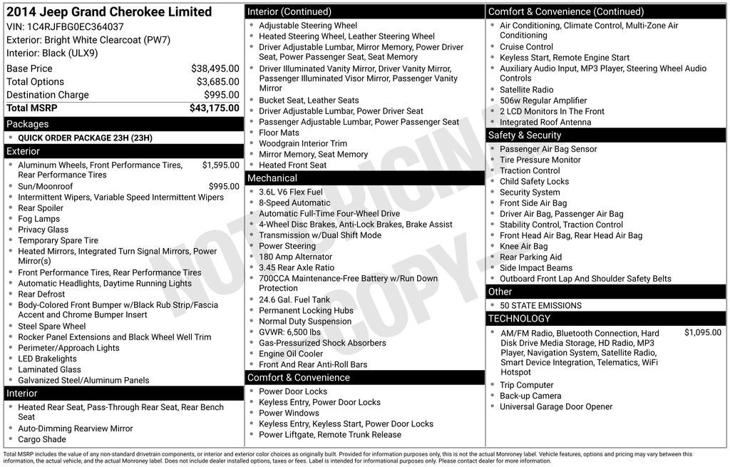 2014 Jeep Grand Cherokee Limited