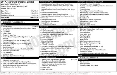 2017 Jeep Grand Cherokee Limited