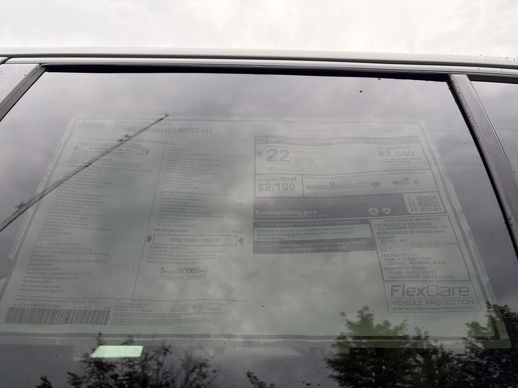2027 Jeep Grand Cherokee Limited Reserve
