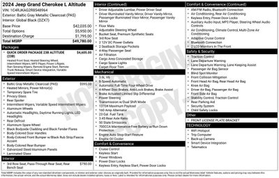 2024 Jeep Grand Cherokee L Altitude