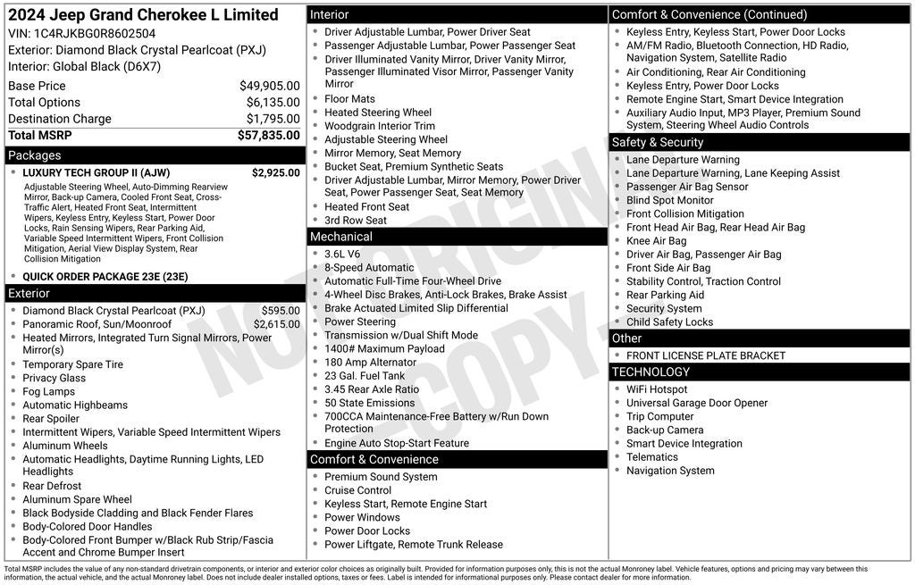 2024 Jeep Grand Cherokee L Limited