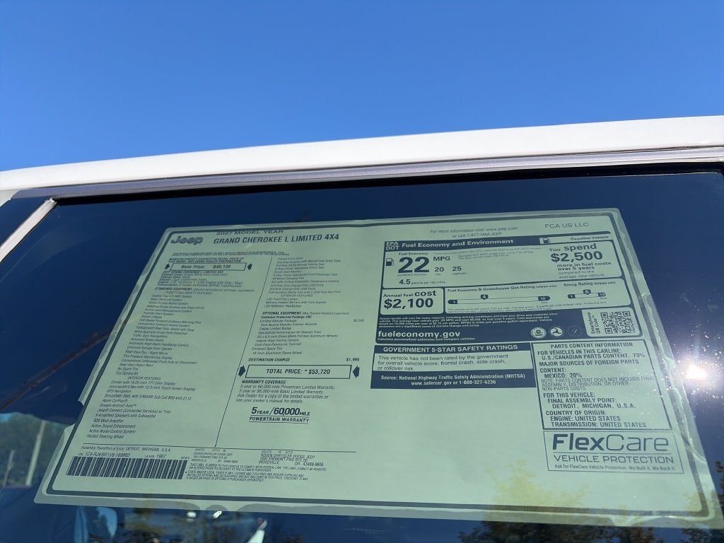 2027 Jeep Grand Cherokee L Limited