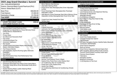 2023 Jeep Grand Cherokee L Summit