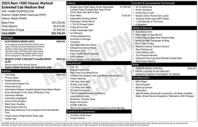 2023 RAM 1500 Classic Warlock