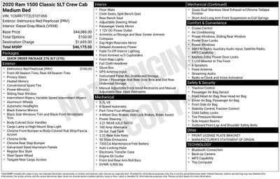 2020 RAM 1500 Classic SLT