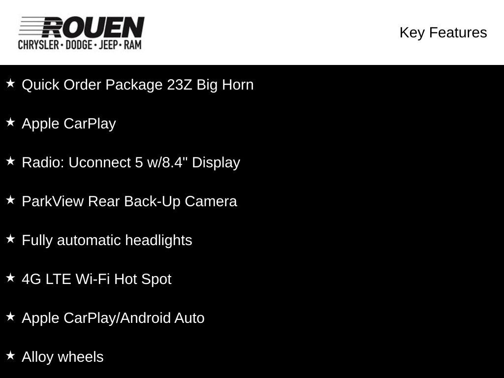 2025 RAM 1500 Big Horn/Lone Star