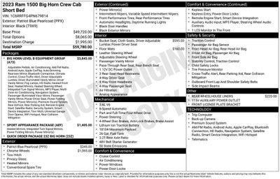2023 RAM 1500 Big Horn/Lone Star