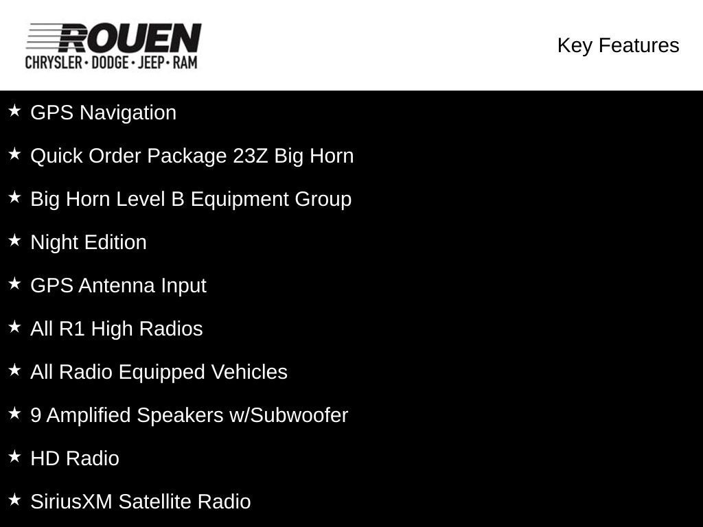 2023 RAM 1500 Big Horn/Lone Star