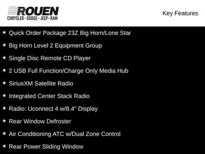 2019 RAM 1500 Big Horn/Lone Star