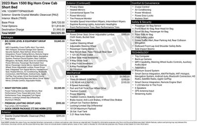 2023 RAM 1500 Big Horn/Lone Star