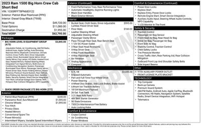 2023 RAM 1500 Big Horn/Lone Star
