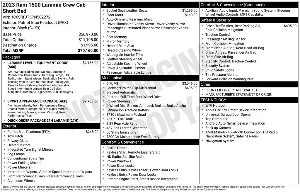2023 RAM 1500 Laramie