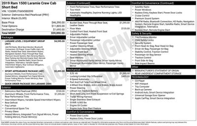 2019 RAM 1500 Laramie