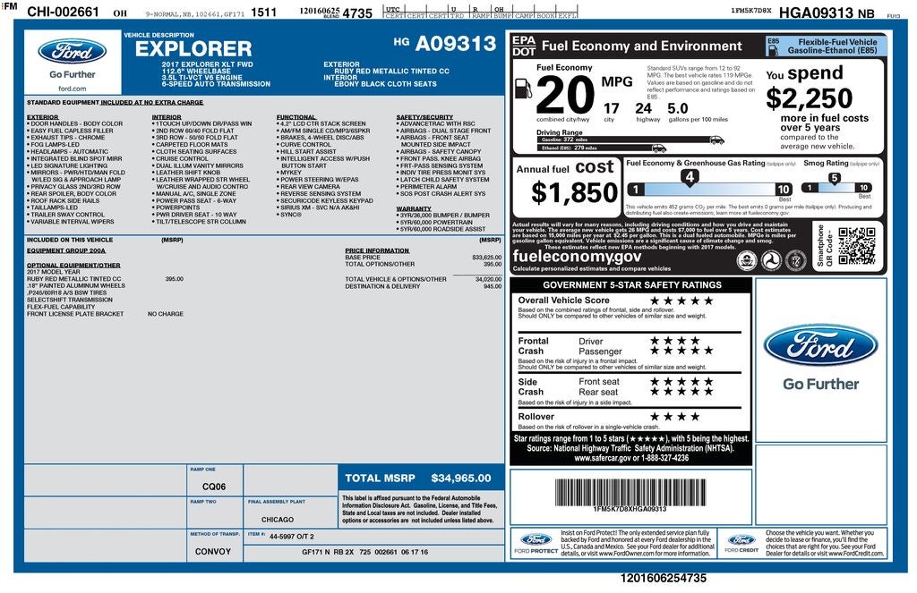 2017 Ford Explorer XLT