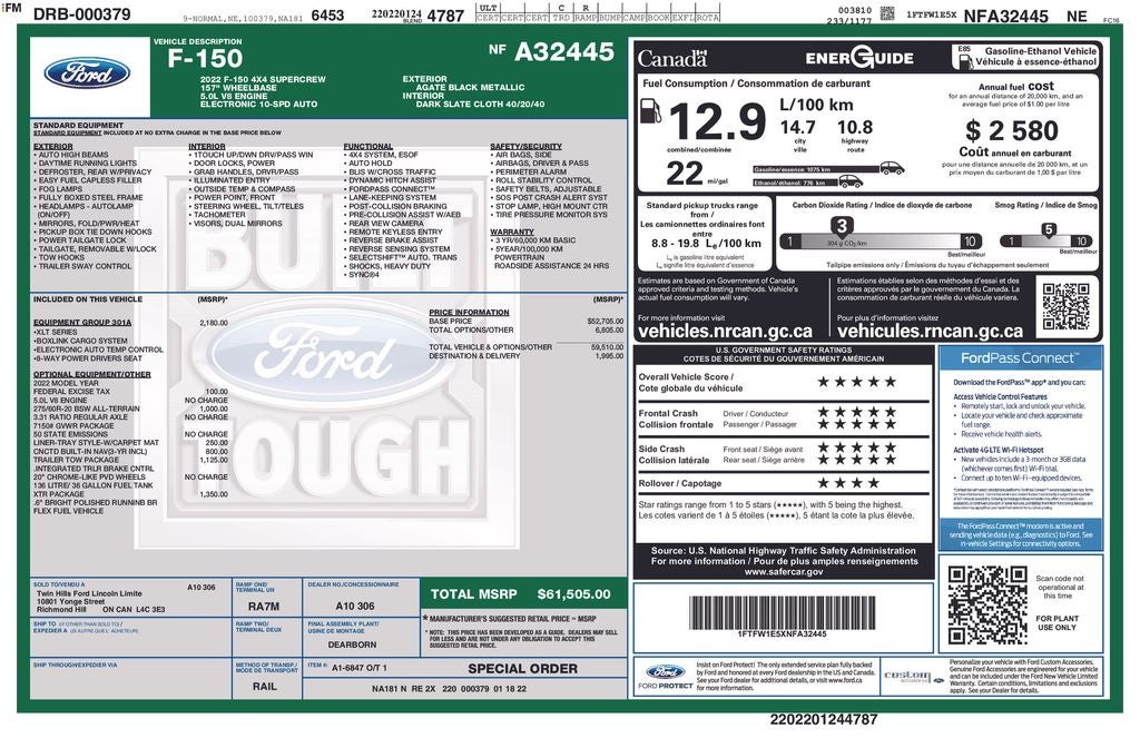 2022 Ford F-150 XLT