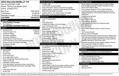 2024 Chevrolet Malibu LT 1LT