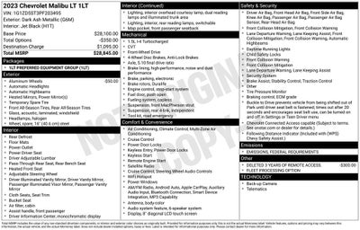 2023 Chevrolet Malibu LT 1LT