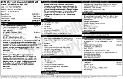 2023 Chevrolet Silverado 2500HD Work Truck