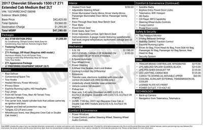 2017 Chevrolet Silverado 1500 LT LT2