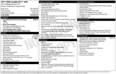 2017 GMC Acadia SLT-1
