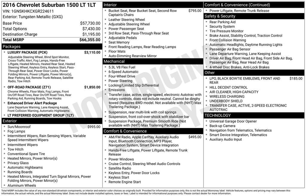 2016 Chevrolet Suburban LT