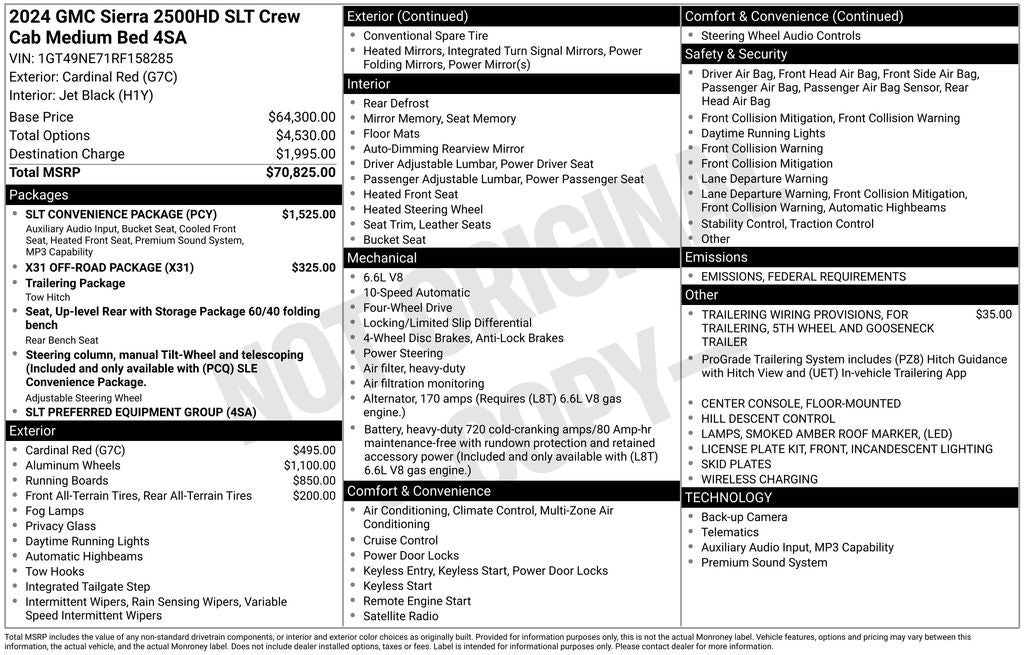 2024 GMC Sierra 2500HD SLT