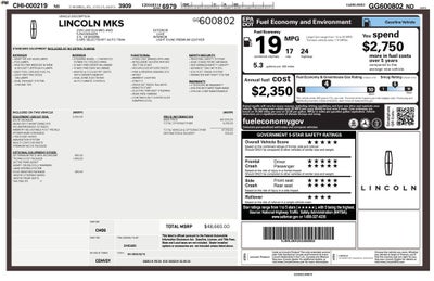 2016 Lincoln MKS Base