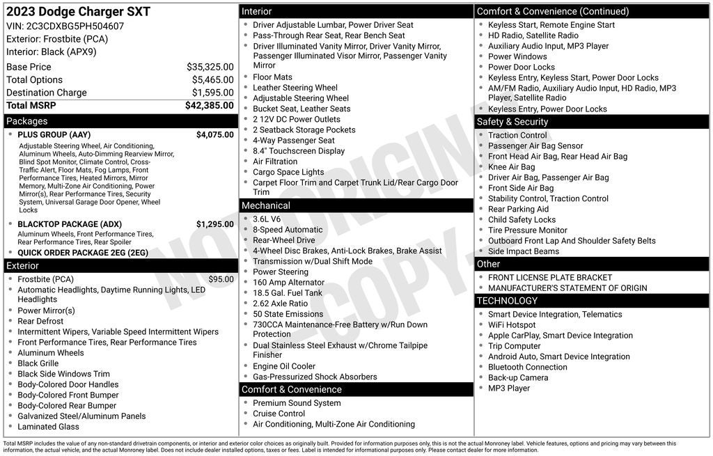 2023 Dodge Charger SXT