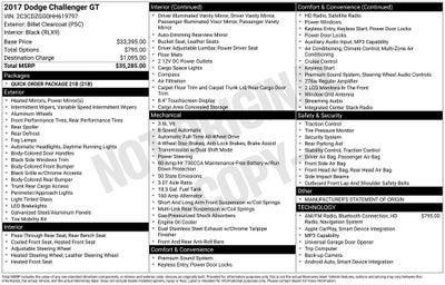 2017 Dodge Challenger GT