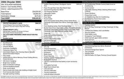 2006 Chrysler 300C Base