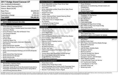 2017 Dodge Grand Caravan GT