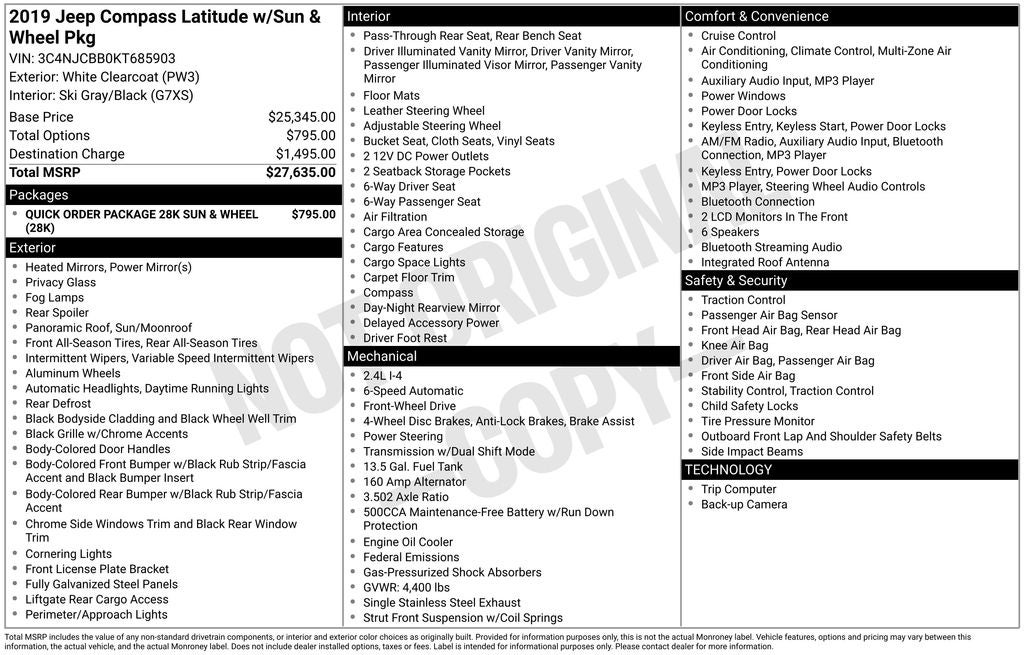 2019 Jeep Compass Latitude