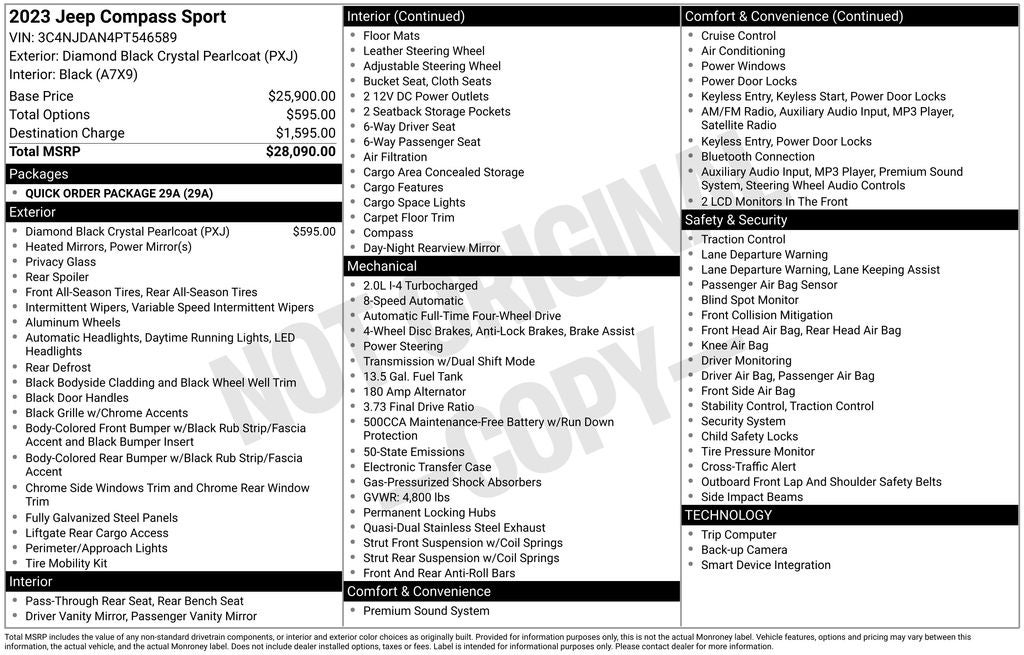 2023 Jeep Compass Sport