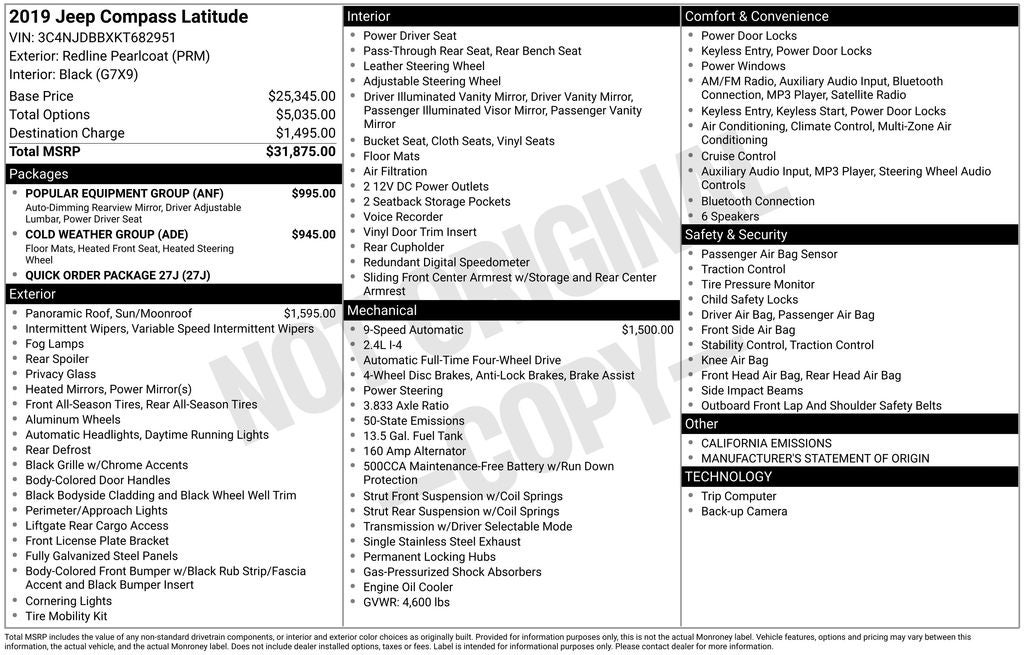 2019 Jeep Compass Latitude