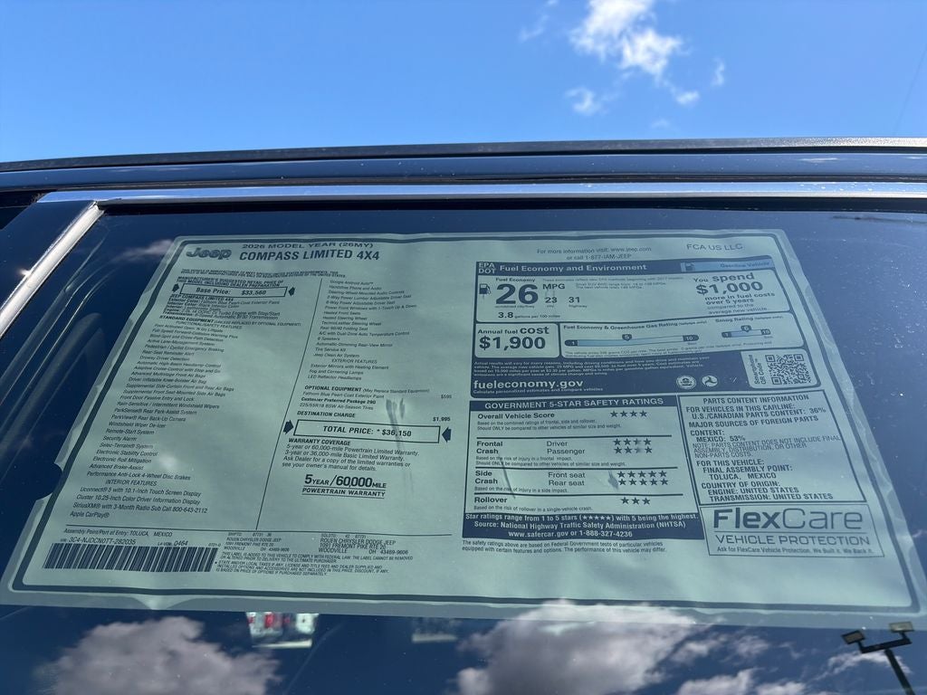 2026 Jeep Compass Limited