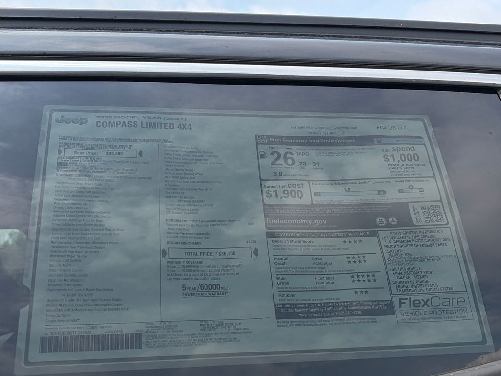 2026 Jeep Compass Limited