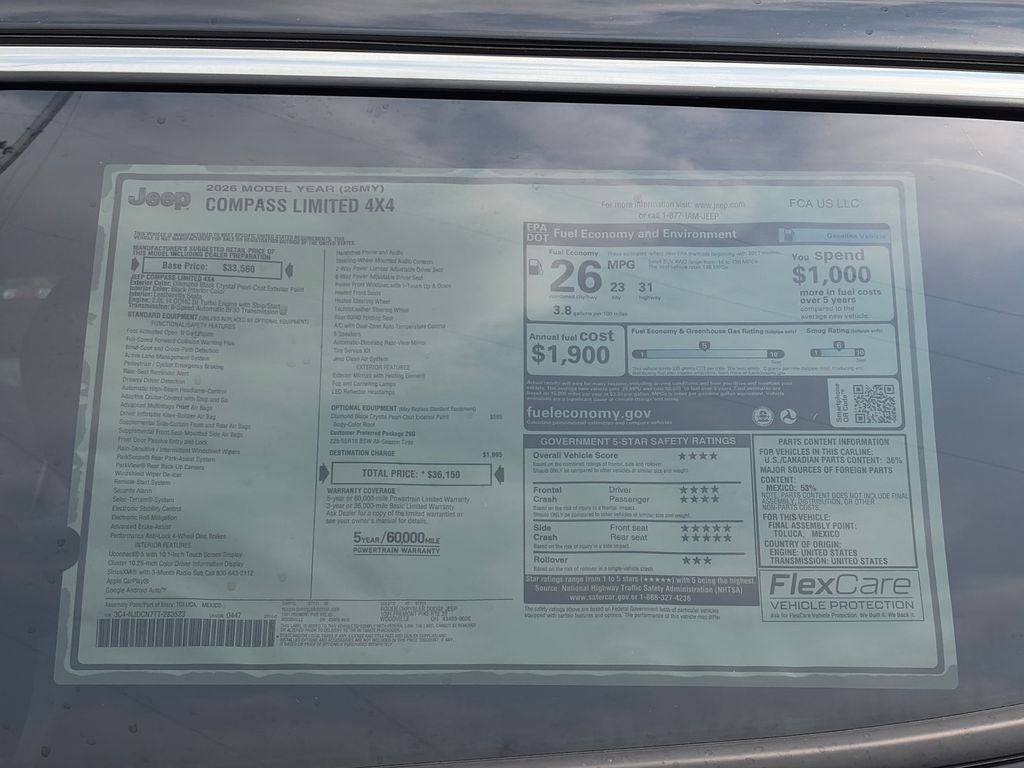 2026 Jeep Compass Limited