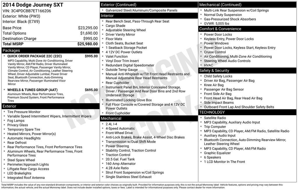 2014 Dodge Journey SXT