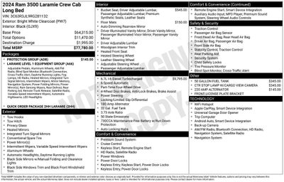 2024 RAM 3500 Laramie