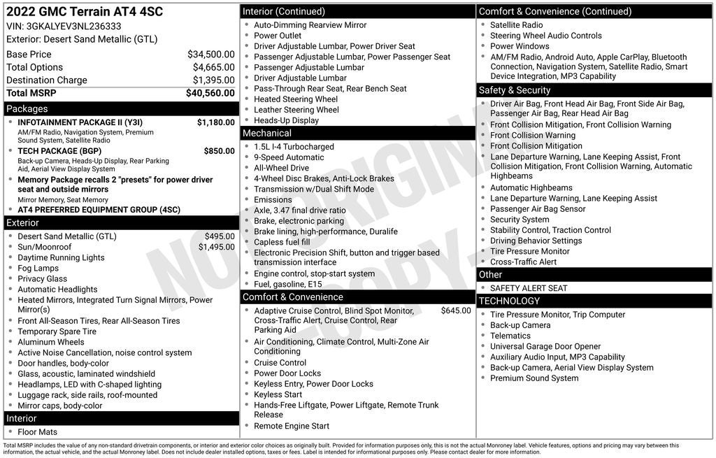 2022 GMC Terrain AT4