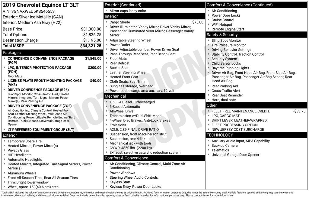 2019 Chevrolet Equinox LT