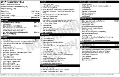 2017 Toyota Camry XLE