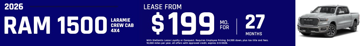 New Ram Leaser Offer