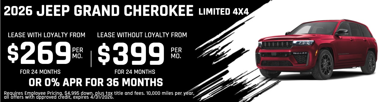 Lease New Grand Cherokee